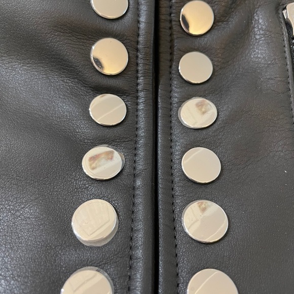 Leather biker jacket - Picture 10 of 16